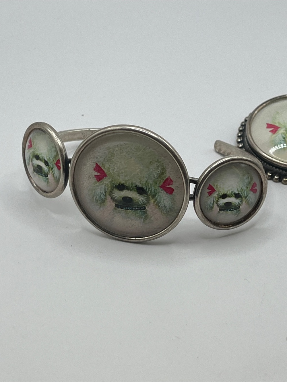 Rare 5 piece set Poodle Theme Attributed to Designs From The Deep - Picture 12 of 12